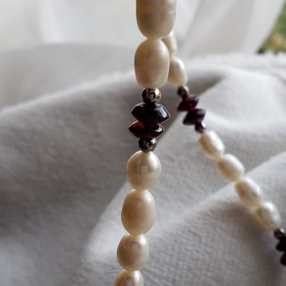 Pearl and spinel parure set...exquisite - Picture 3 of 7